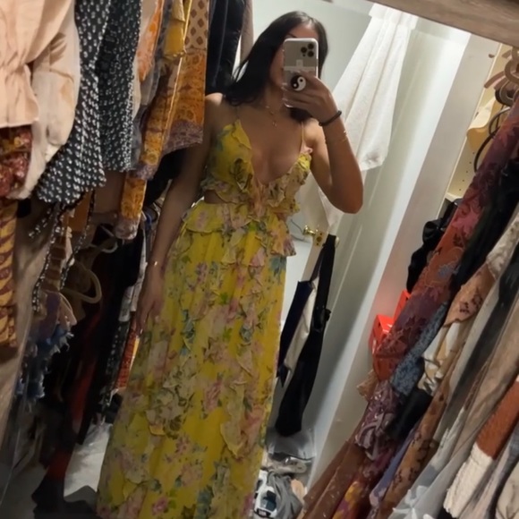 Rococo Sand X Revolve Calla gown NWT - Picture 6 of 6